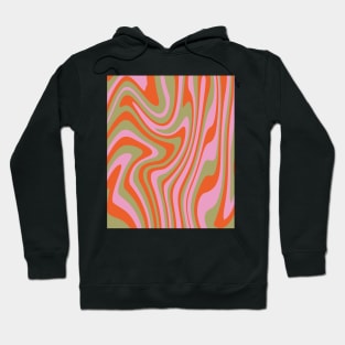 wavy swirl groovy pattern Hoodie